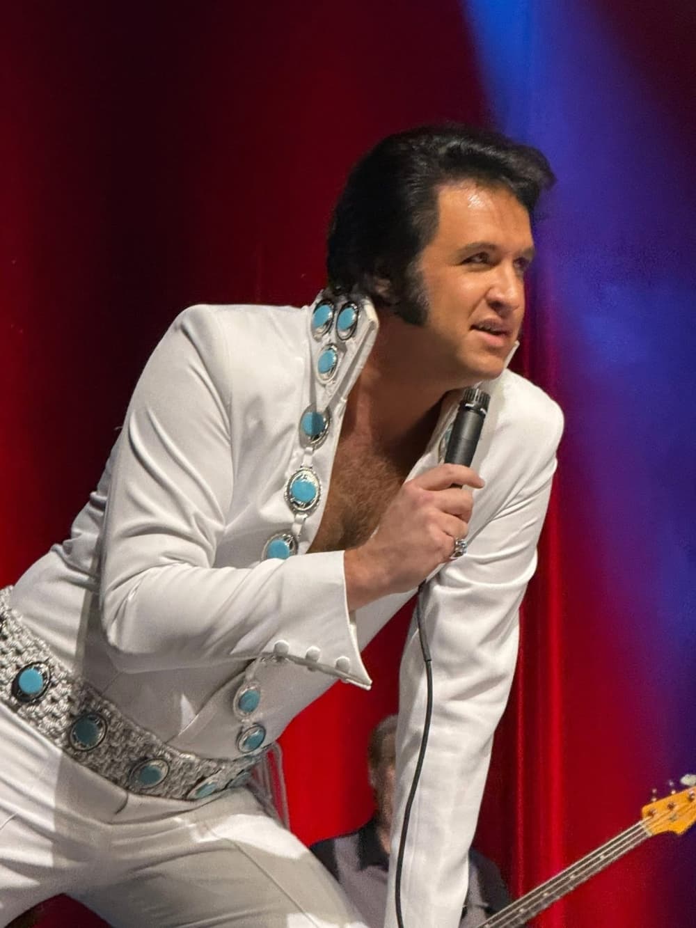 Travis Powell will perform Elvis’s greatest hits with Shake, Rattle & Roll at the Charles Bender Performing Arts Center. (Courtesy Steve Fountain)
