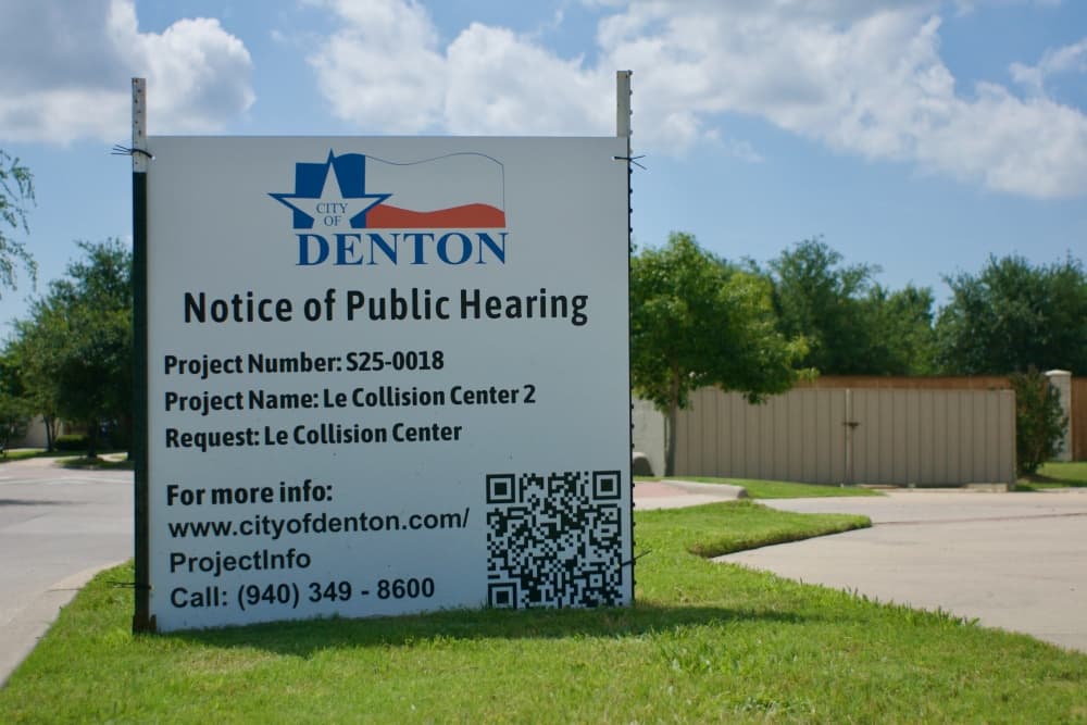 Denton planning and zoning denies permit for major automotive work