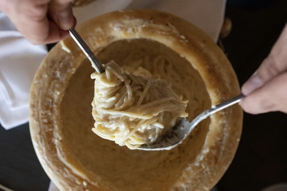 Little Italy also offers handmade pastas featuring slow-braised lamb or seafood such as shrimp, clams, scallops and calamari, as well as black truffle risotto topped with Parmesan. (Courtesy Little Italy)