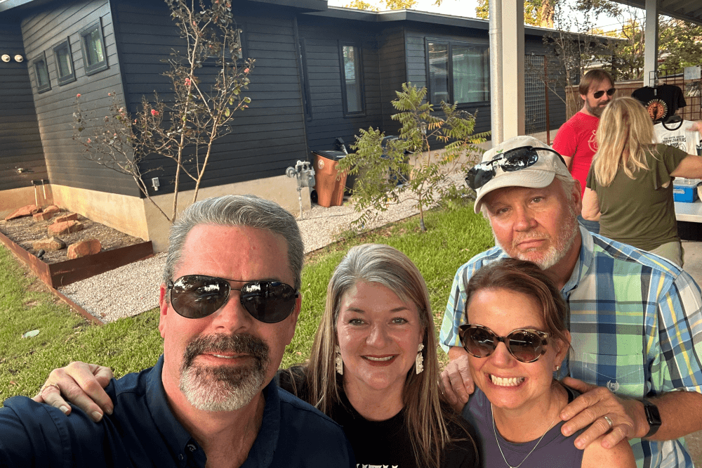 Bart Arnold and Rick Reeder with their wives