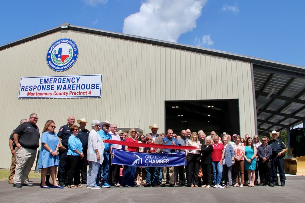 Montgomery County officials celebrate opening of emergency response warehouse in New Caney
