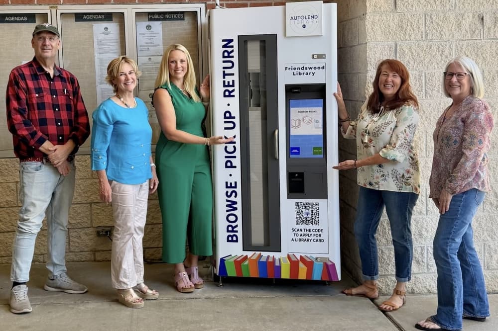 Friendswood library sees 5% annual visitor increase, new 24-hour checkout kiosk