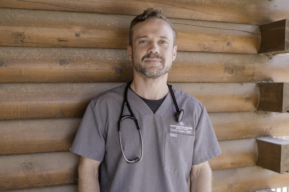 Trevor Hopper, a family nurse practitioner, has been with the company for two years. (Courtesy Happy Health and Wellness)