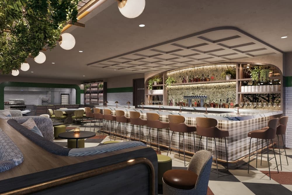 Rendering of a restaurant