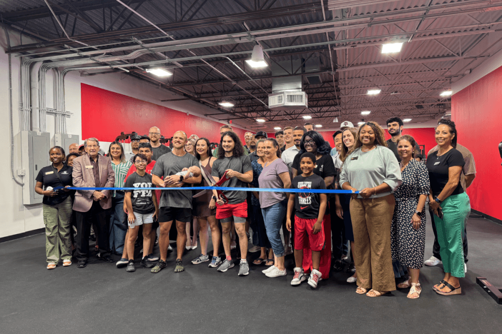 Feral Fitness celebrated its grand opening with the BCS Chamber of Commerce on June 9, marking the official launch of the new College Station gym. (Karley Cross/Community Impact)
