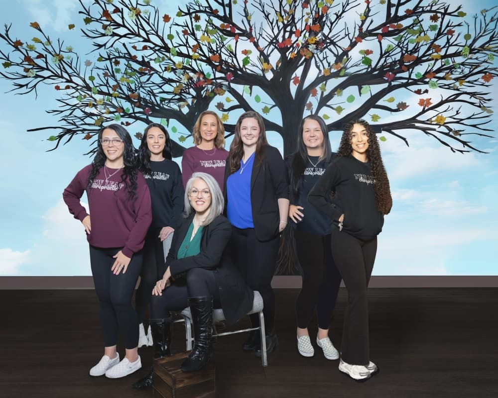 New Leaf Chiropractic's team in Kingwood includes two doctors as well as several managers and therapy assistants. (Courtesy New Leaf Chiropractic)
