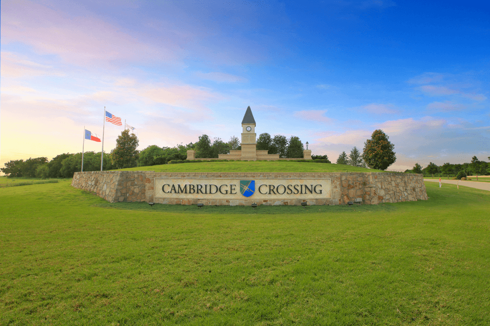 cambridge crossing entry sign