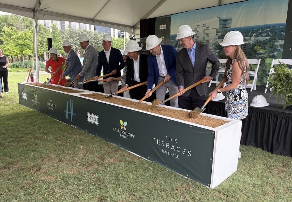 Hall Park breaks ground on office building, park expansion