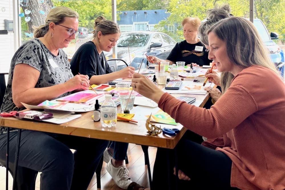 The studio is available for private rentals and workshops and holds up to 30 events a month. (Courtesy Will Milne/Wildflower Art Studio)