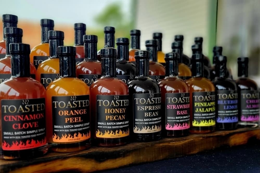 Toasted Simple offers simple syrups infused with toasted food at East McKinney shop