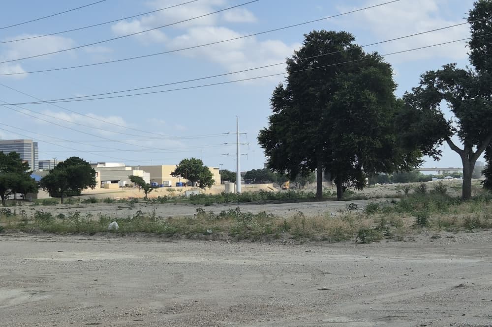 One of two parks at the mixed-use development will be located near Central Circle Parkway and Entrada Way. (Patricia Ortiz/Community Impact)