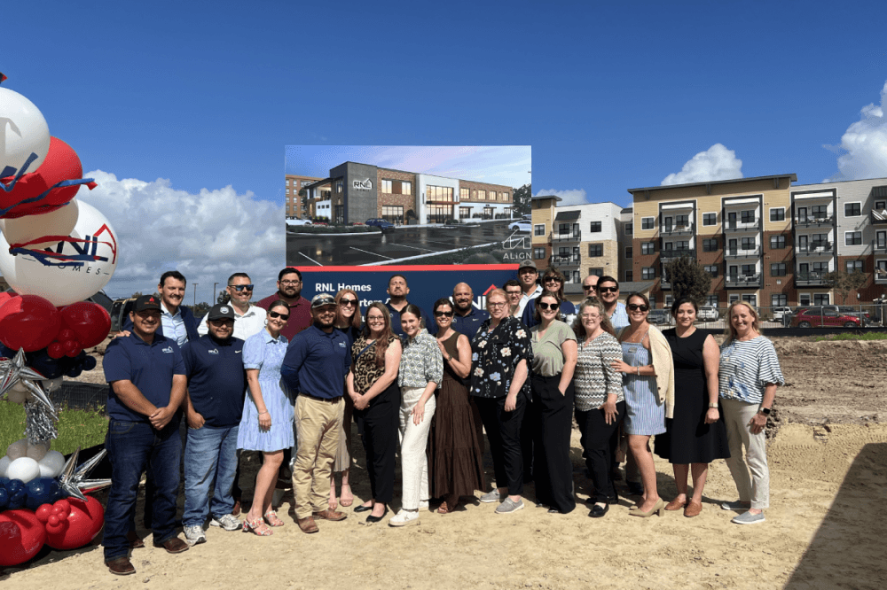 RNL Homes breaks ground on all-new Bryan headquarters