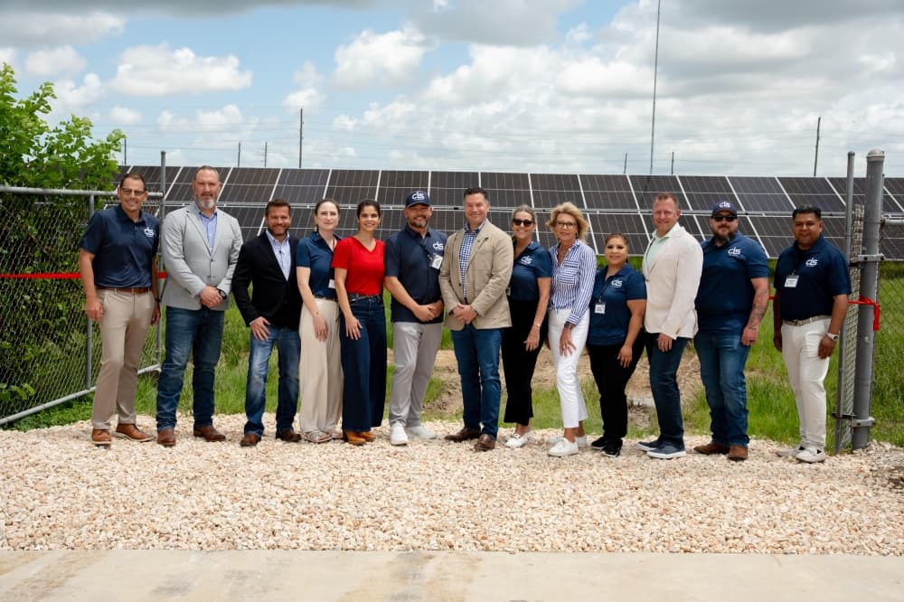 Officials from Dometic and CLS Sustainable attended the June 10 ribbon-cutting. (Courtesy Dometic)