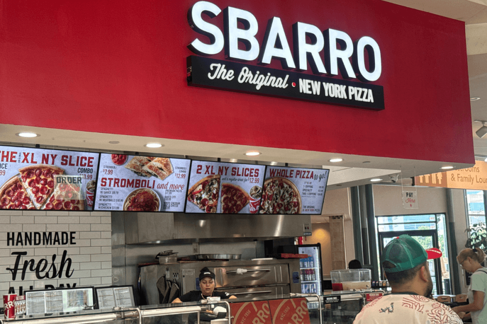 Sbarro now open in The Woodlands Mall
