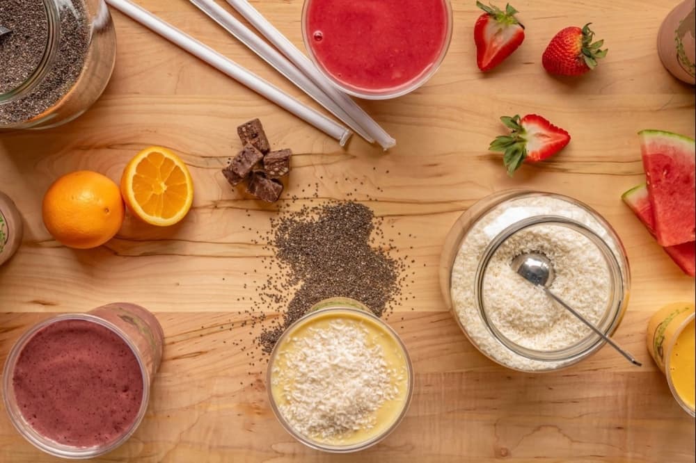 Fresh Monkee serving customizable protein shakes in Keller