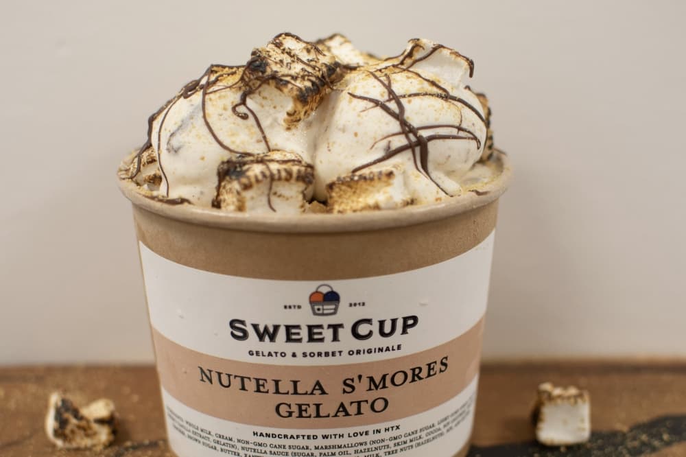 The nutella s'mores gelato is made with house made toasted marshmallows, Nutella sauce and toasted graham cracker. (Courtesy Christina Martinez Photography)