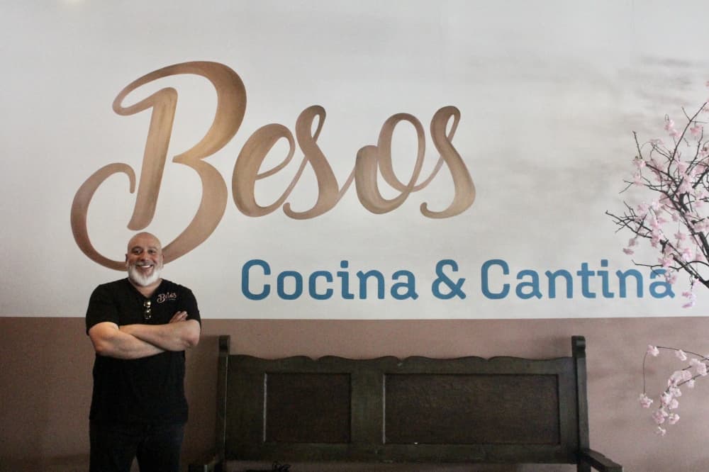Victor Salazar opened Besos Cocina & Cantina in 2022. (Jillian Nachtigal/Community Impact)