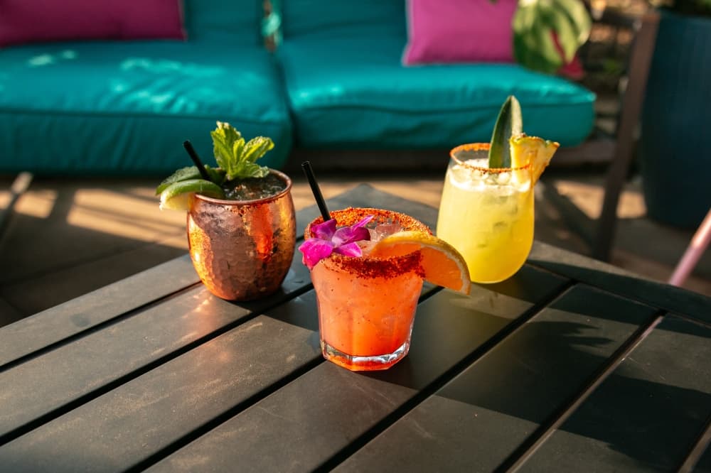 Besos has a fully stocked cantina with hand-crafted cocktails. (Courtesy Besos Cocina & Cantina)