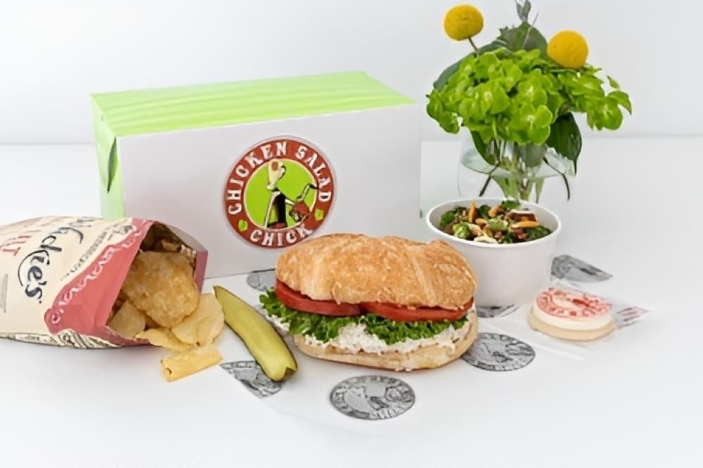 chicken salad meal