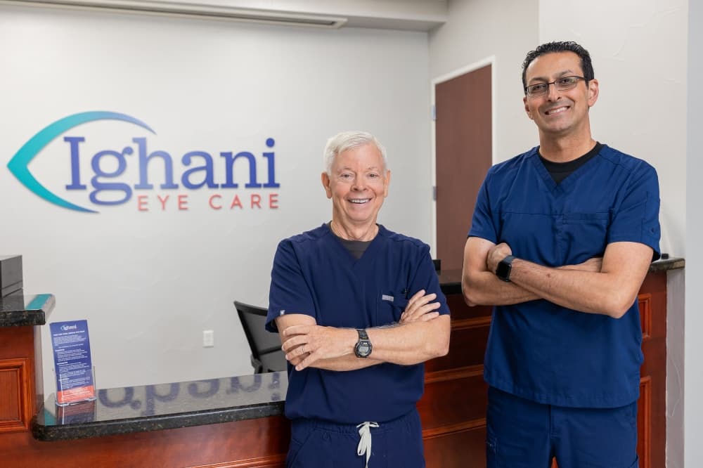 dr. ighani and dr. ryne smiling