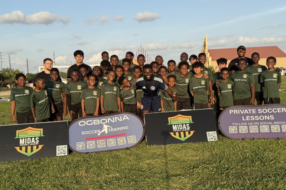 The organization offers three programs, including one that offers youth soccer development. (Courtesy Midas Football Academy)