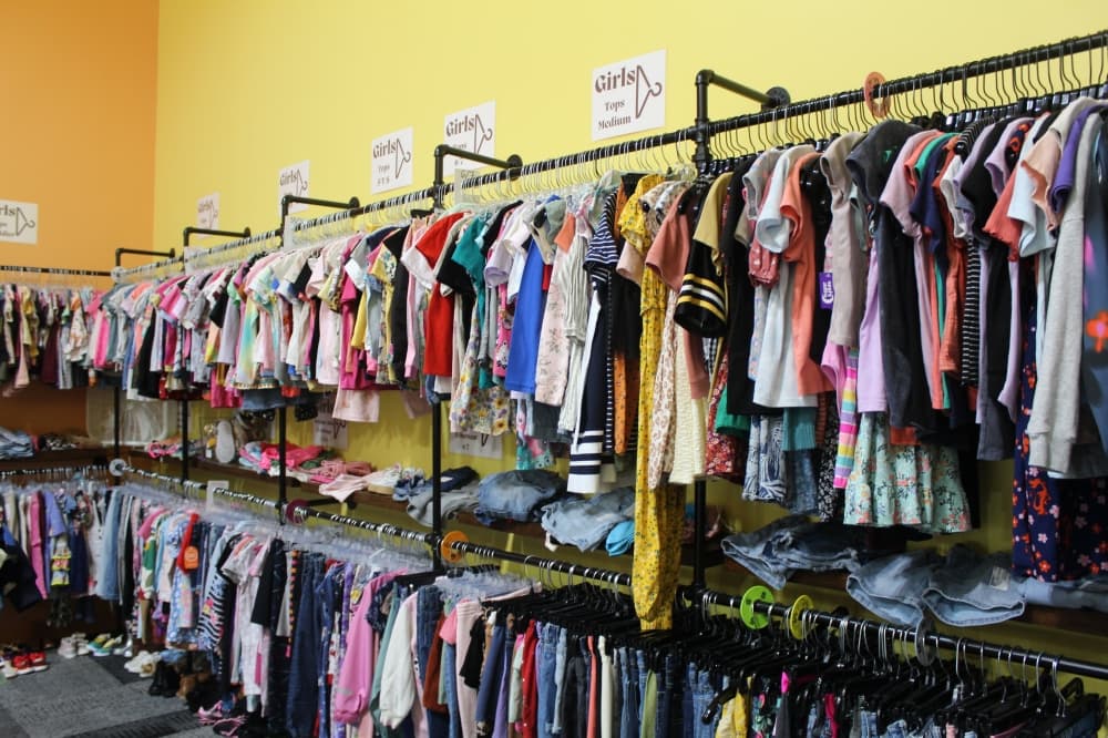 Tiny Texan Exchange accepts kids' clothing in preemie to youth medium, toys, books, games, maternity apparel, blankets, swaddles, bibs, baby accessories and small nursery items. (Jillian Nachtigal/Community Impact)