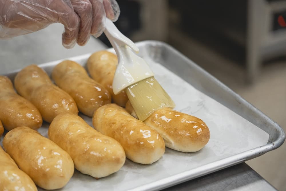 Shipley Do-Nuts offers Kolaches with egg and cheese, bacon, sausage and jalapeño options. (Courtesy Shipley Do-Nuts)