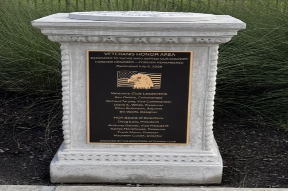 Bonterra Veterans Club to unveil honor area July 4