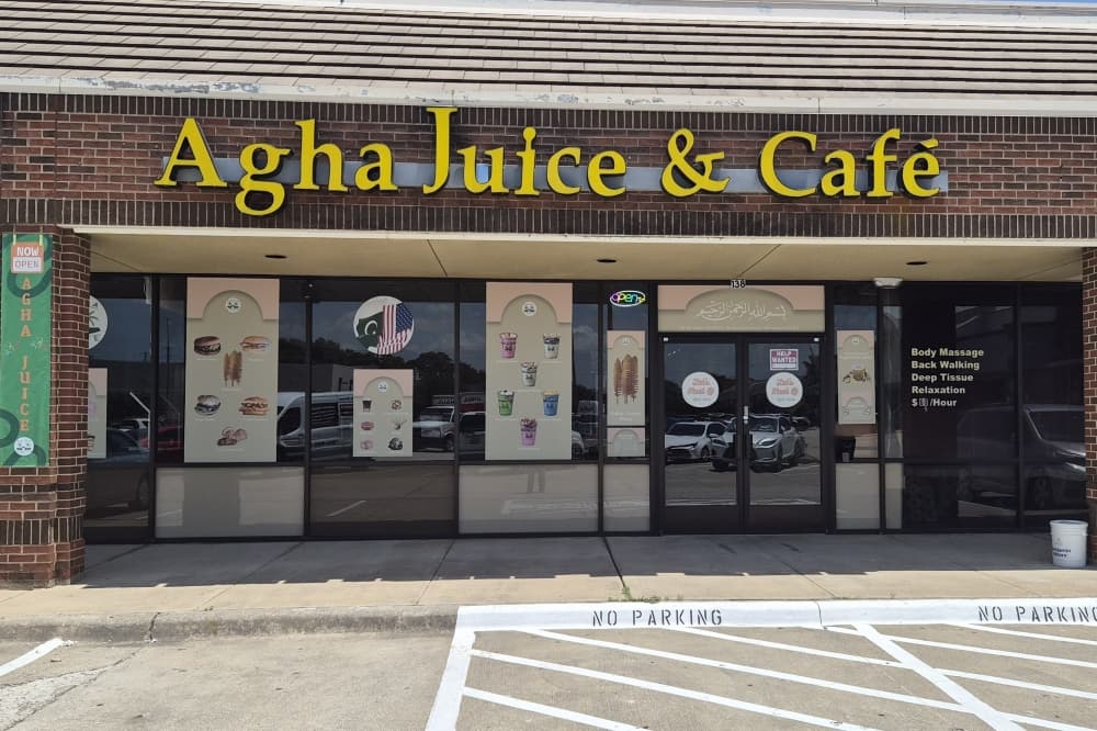 Agha Juice & Cafe opened its third location in Plano in late June. (Patricia Ortiz/Community Impact)