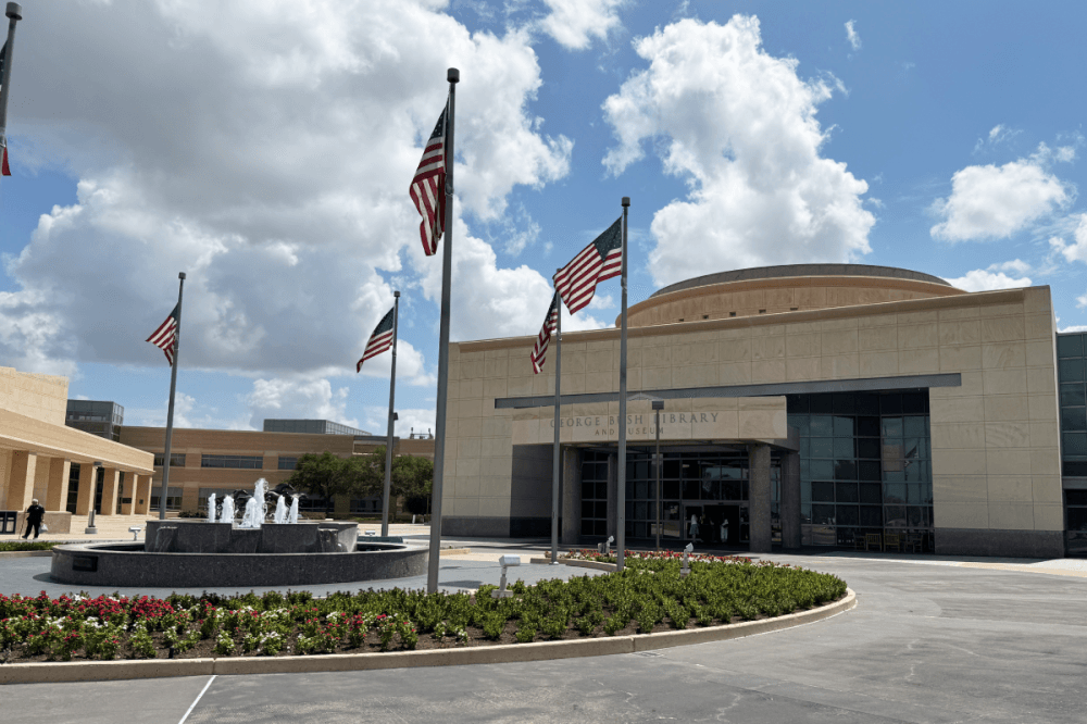 As the nation prepares to celebrate 250 years of independence, the George H.W. Bush Presidential Library and Museum in College Station invites visitors to reflect on what it means to be American.
 (Karley Cross/Community Impact)