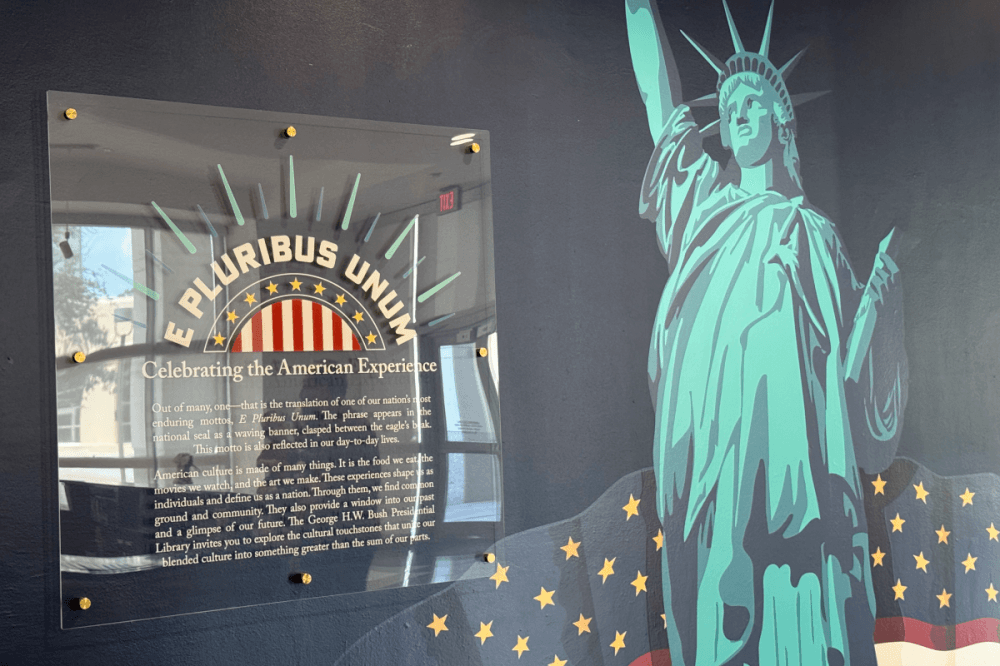 Bush Library exhibit explores American culture, history in 250th year