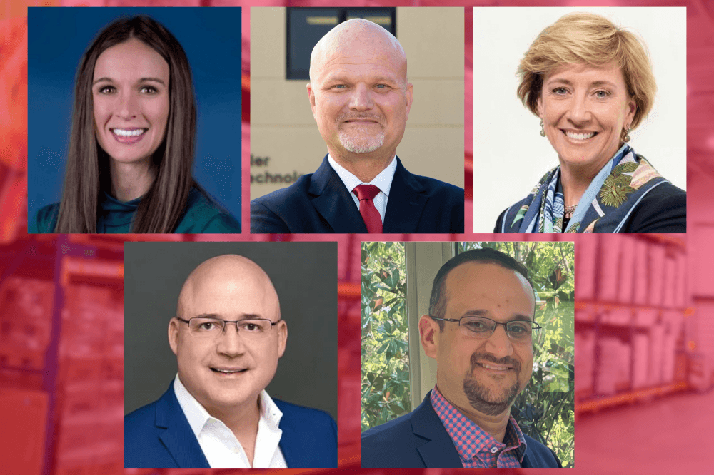 Photo of the five newly appointed directors at The Montgomery County Food Bank