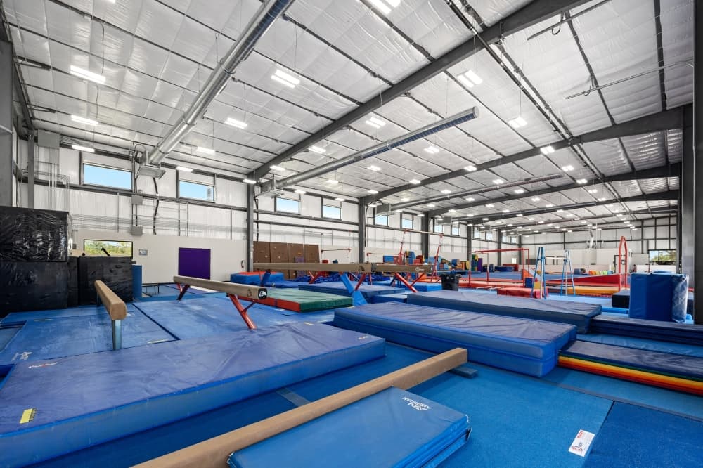 georgetown gymnastics facility balance beams
