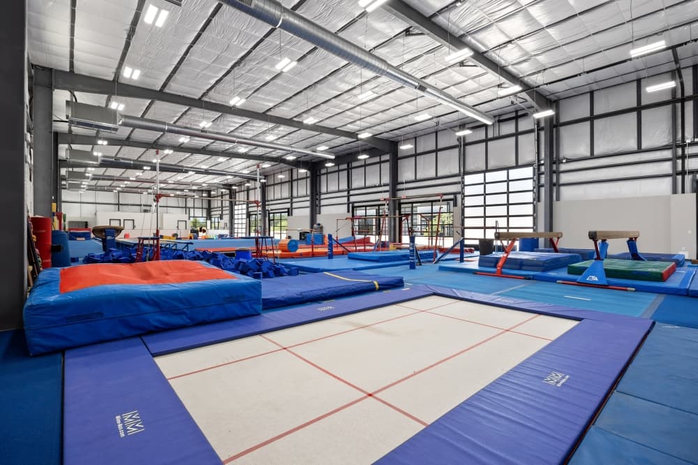 georgetown gymnastics facility trampoline