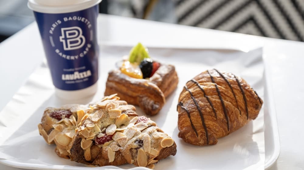 Some pastry options include breads, cakes and tarts. (Courtesy of Paris Baguette)