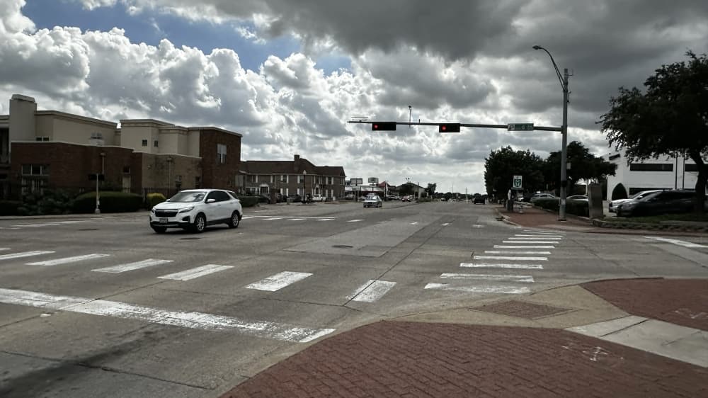 The new sign will be placed on the northeast corner of G Avenue and 15th Street. (Michael Crouchley/Community Impact)