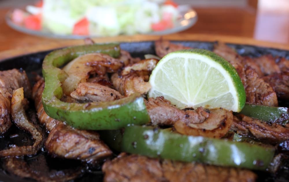 Beef fajitas