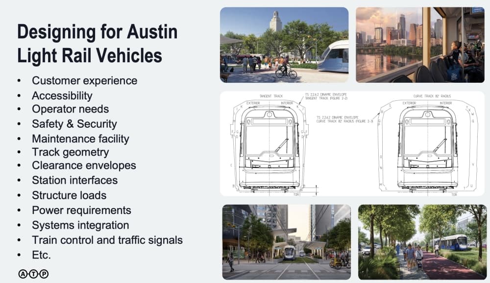Austin Light Rail vehicle planning