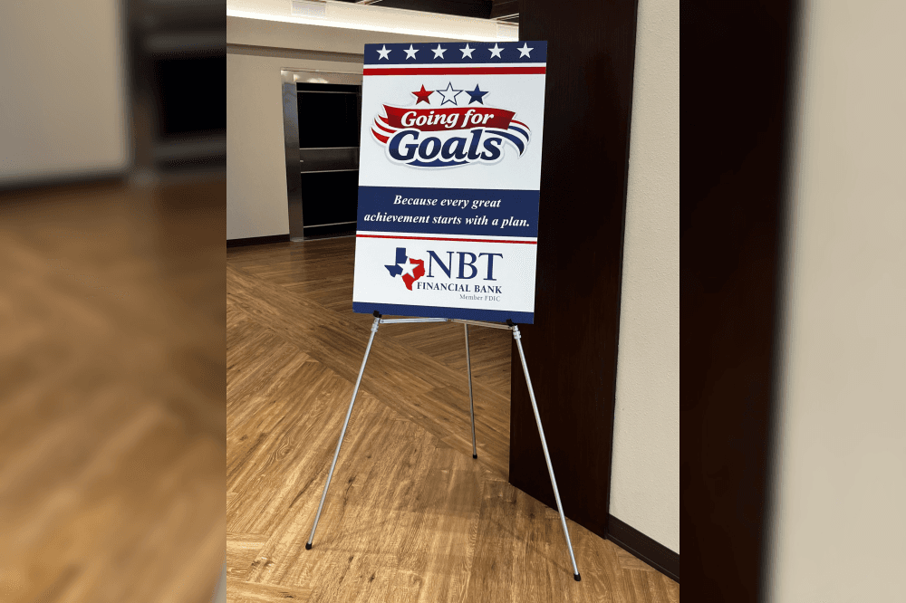 NBT Financial Bank sign