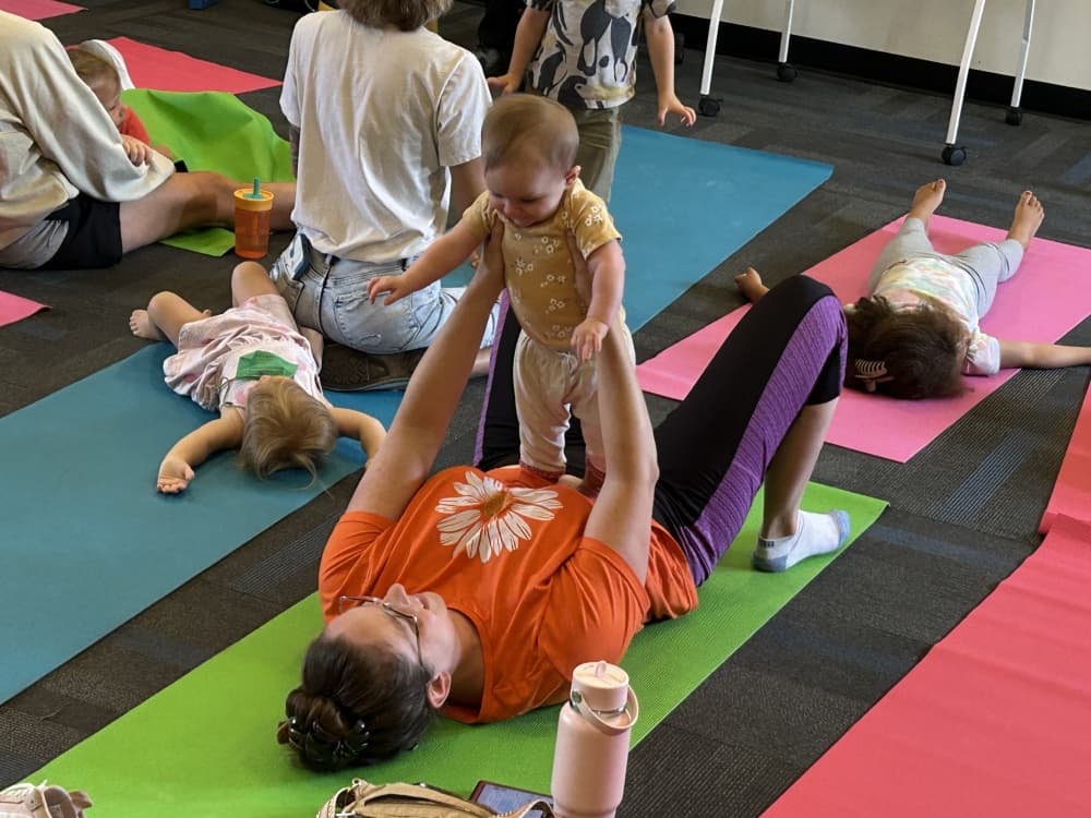 yoga at the bastrop public library