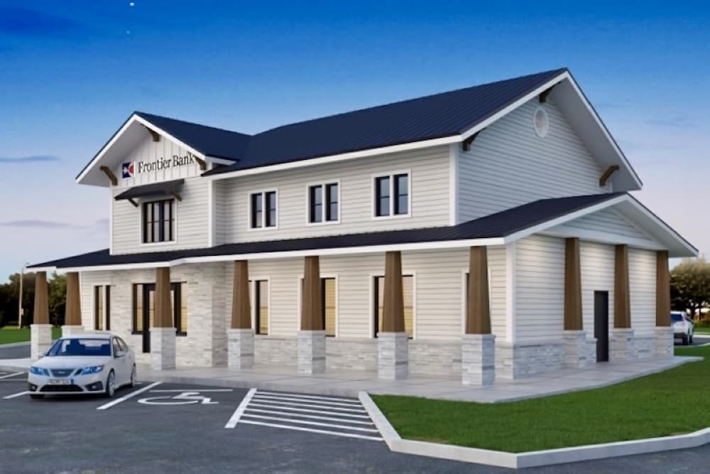 Frontier Bank exterior rendering
