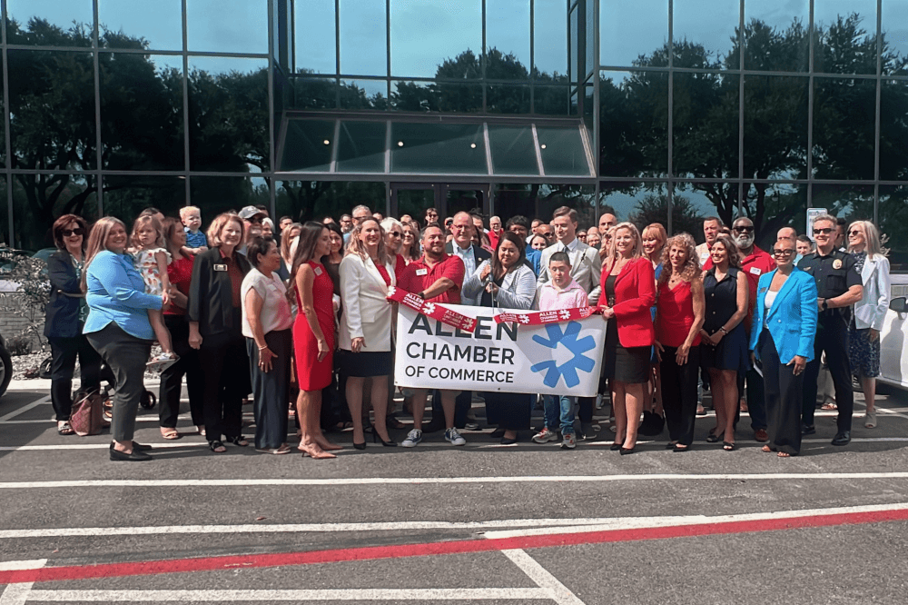 group ribbon cutting
