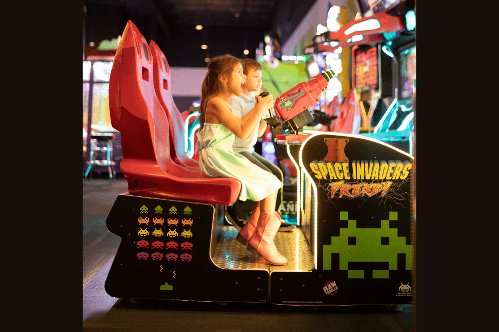children playing in a pflugerville arcade