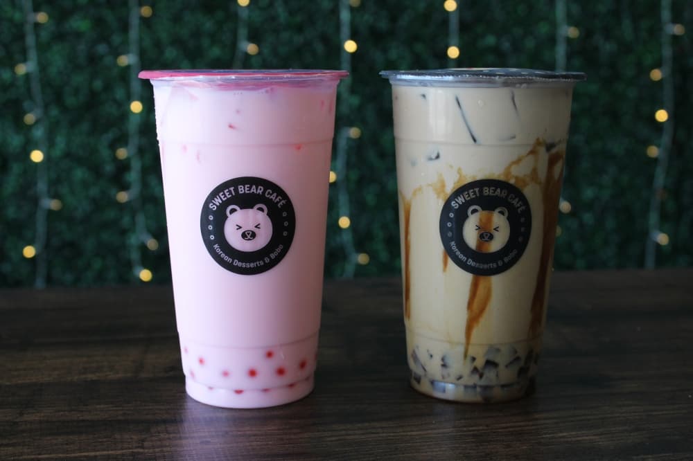 Korean strawberry milk and Sugar Mommy drinks