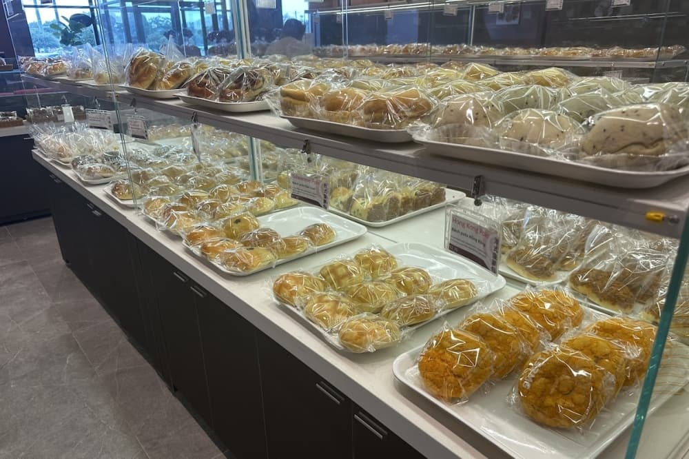 The Sweet Hut offers a large selection of Asian-inspired pastries and baked goods. (Michael Crouchley/Community Impact)