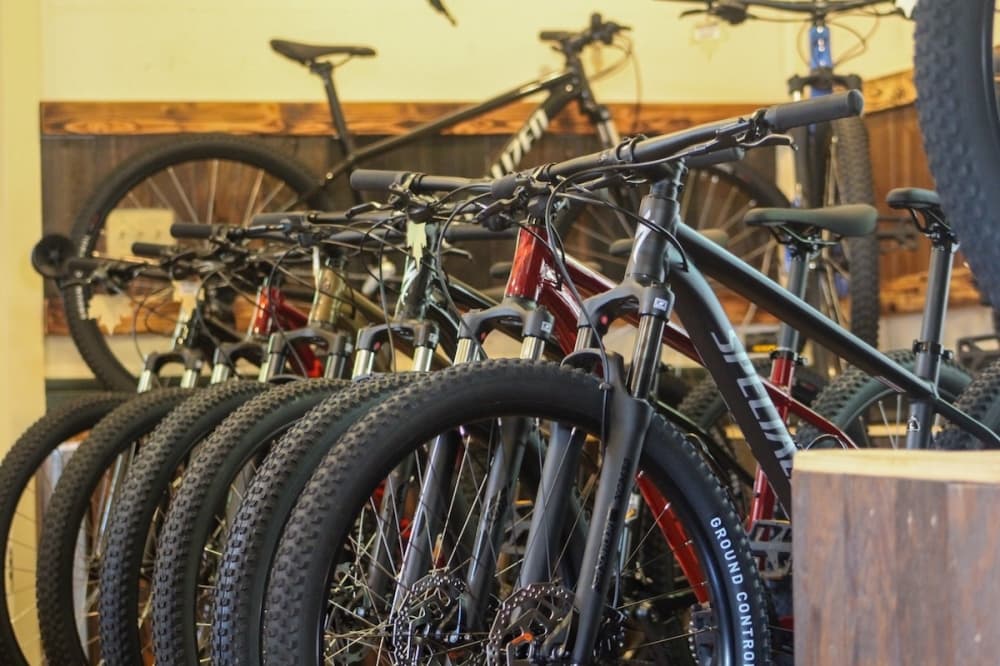 The Path on Mill St. sells all styles of bikes. (Amira Van Leeuwen/Community Impact)