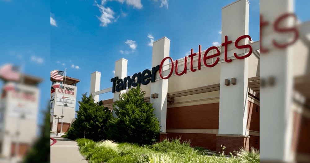 tanger outlets sign