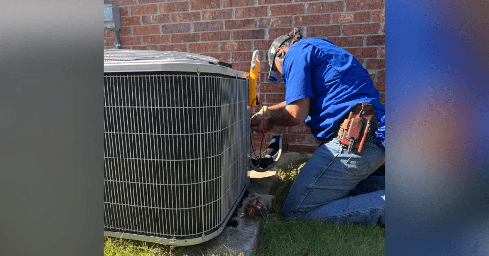 New energy-efficient air conditioner installation by Koala Cooling & Plumbing in Round Rock