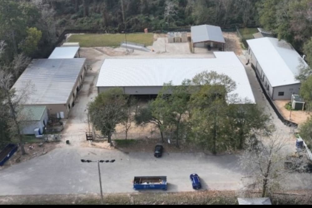 overhead view of school