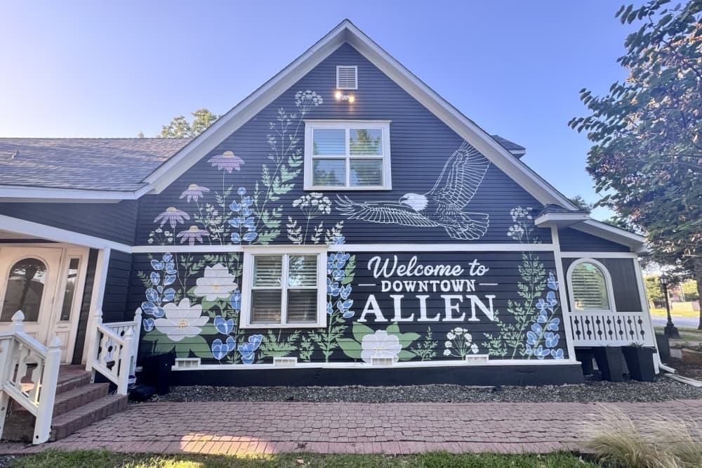 Local artist Andrea Holmes completes 1st mural in downtown Allen